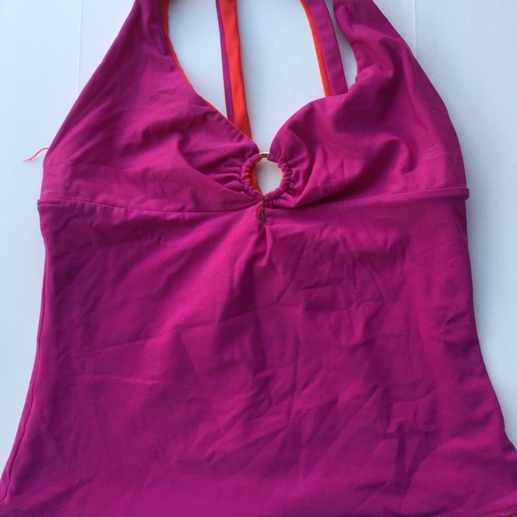 Other - PINK REVERSIBLE HOLTER BATHING SUIT TOP